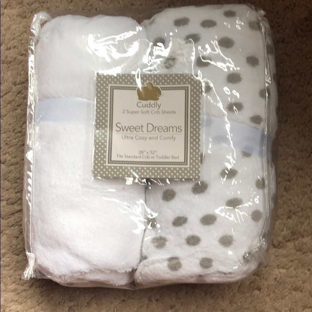 Sweet dreams crib sheets 28”52